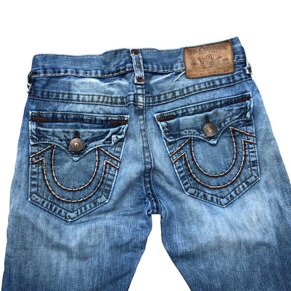 Vintage True Religion Jeans Size 32 BILLY SUPER T Blue - Picture 1 of 6